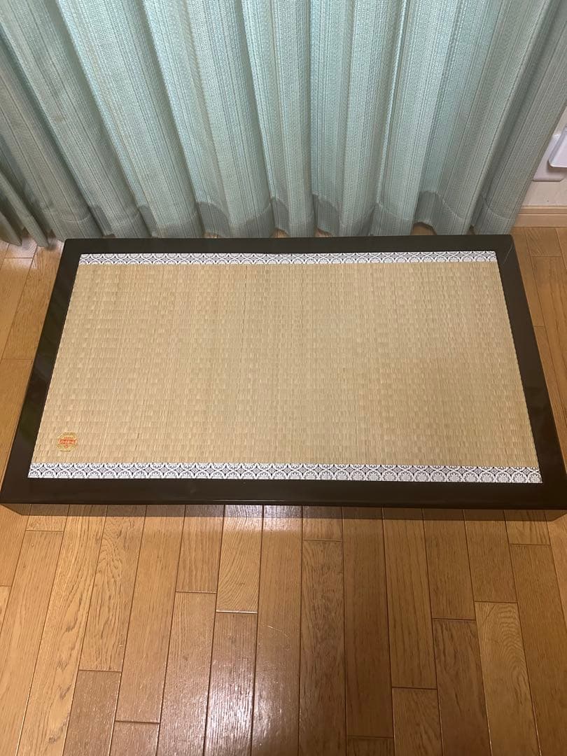 黒塗平飾台と屏風　五月人形