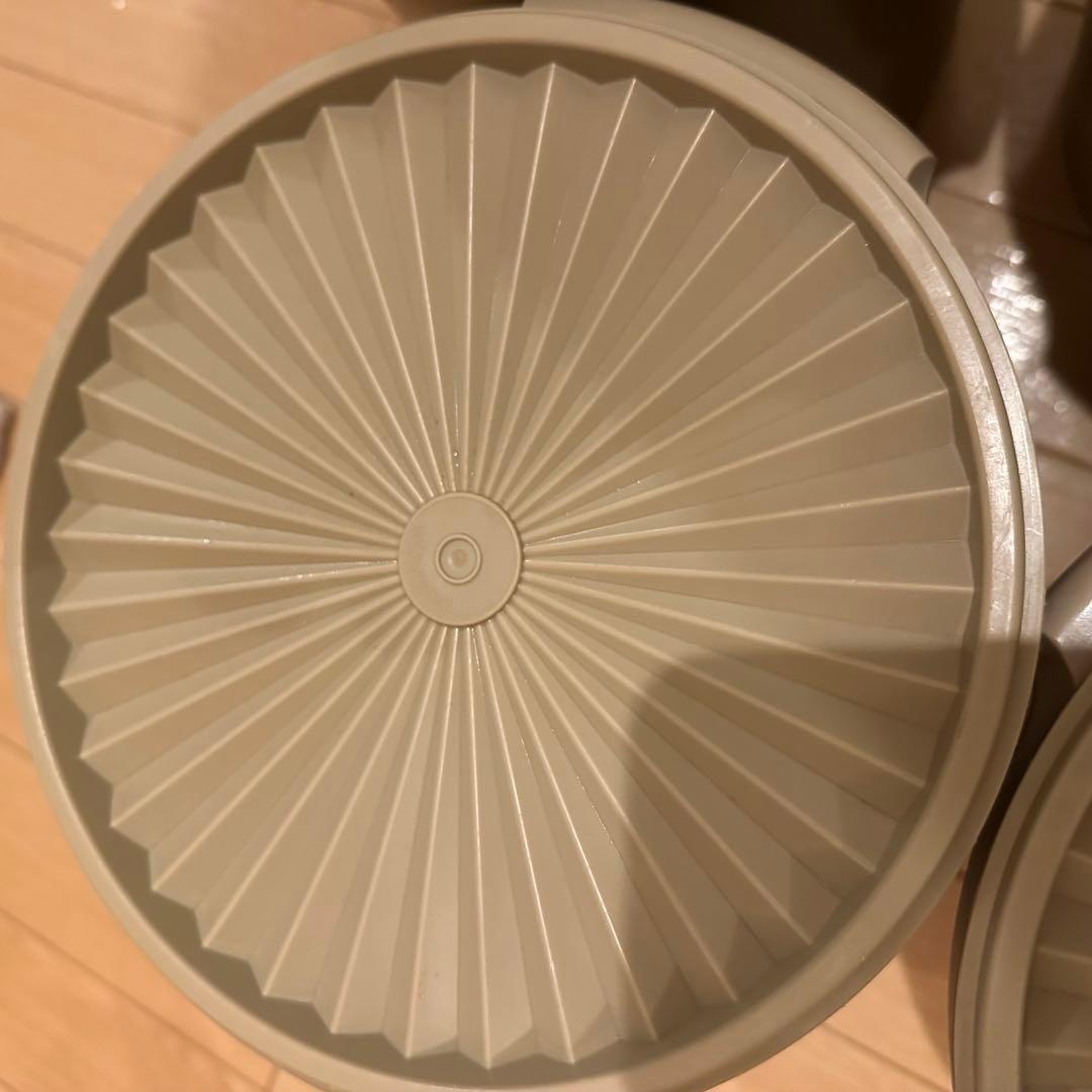 【4個セット】タッパーウェア　Tupperware 密閉容器　保存容器　みそ作り