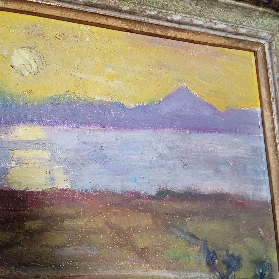 真作 】 物故巨匠 笹鹿彪『びわ湖 雄琴風景』光風会員 日展会員 - メルカリ