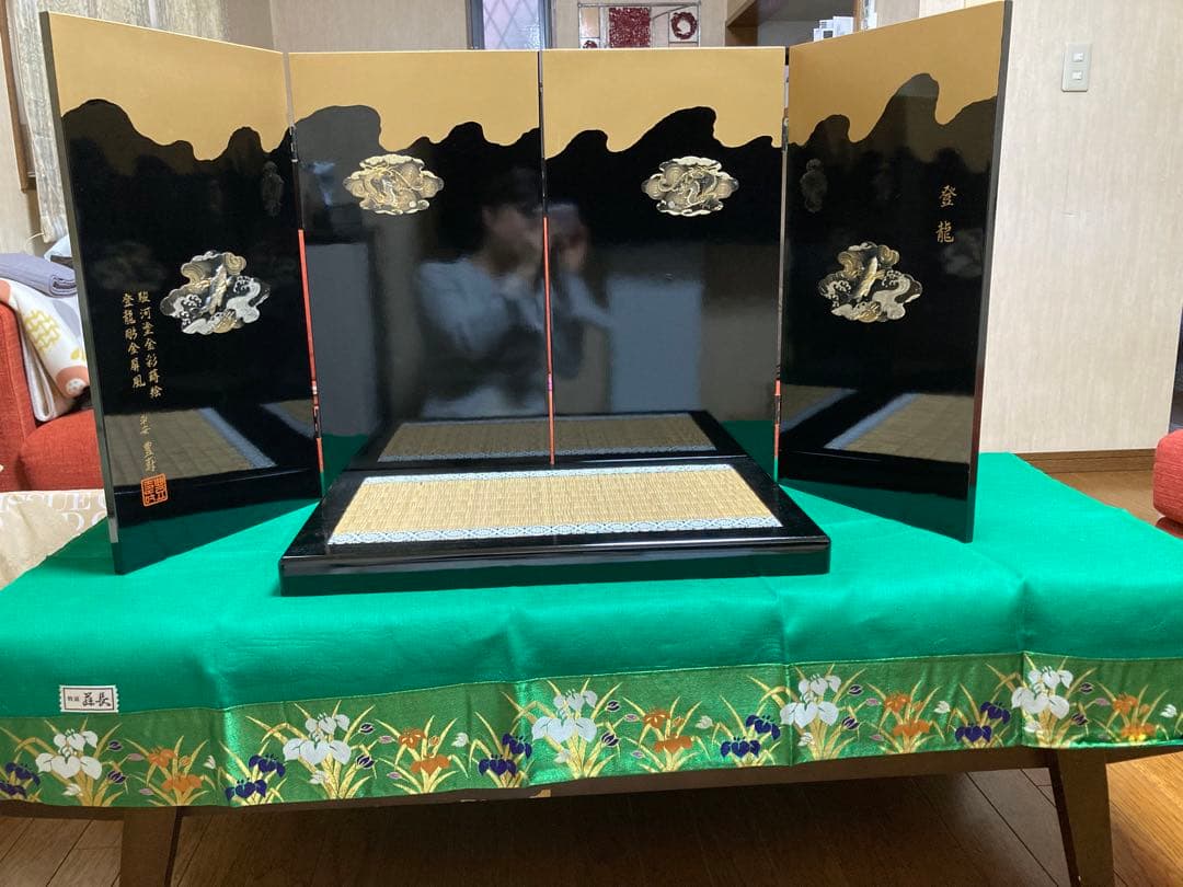 【美品】期間限定お値下げ！五月人形　兜　こどもの日　吉祥　登龍飾り　端午の節句