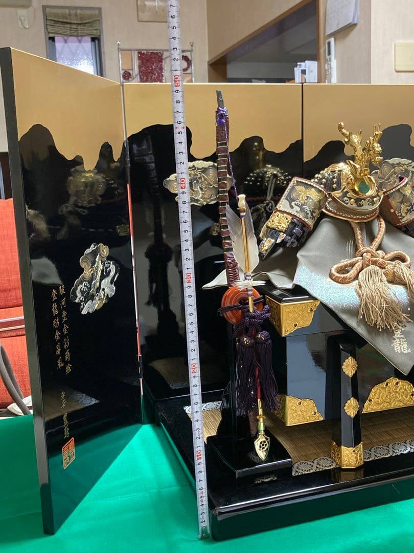 【美品】期間限定お値下げ！五月人形　兜　こどもの日　吉祥　登龍飾り　端午の節句