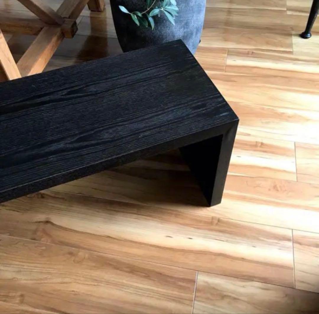 センターテーブル ローテーブル コーヒーテーブル ブラック ブラウン