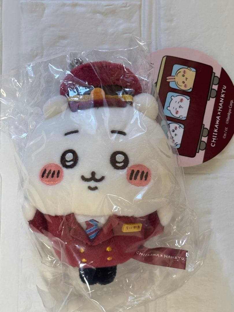 ちいかわ　阪急電車コラボマスコット（ちいかわ、ハチワレ、うさぎ、くりまんじゅう）