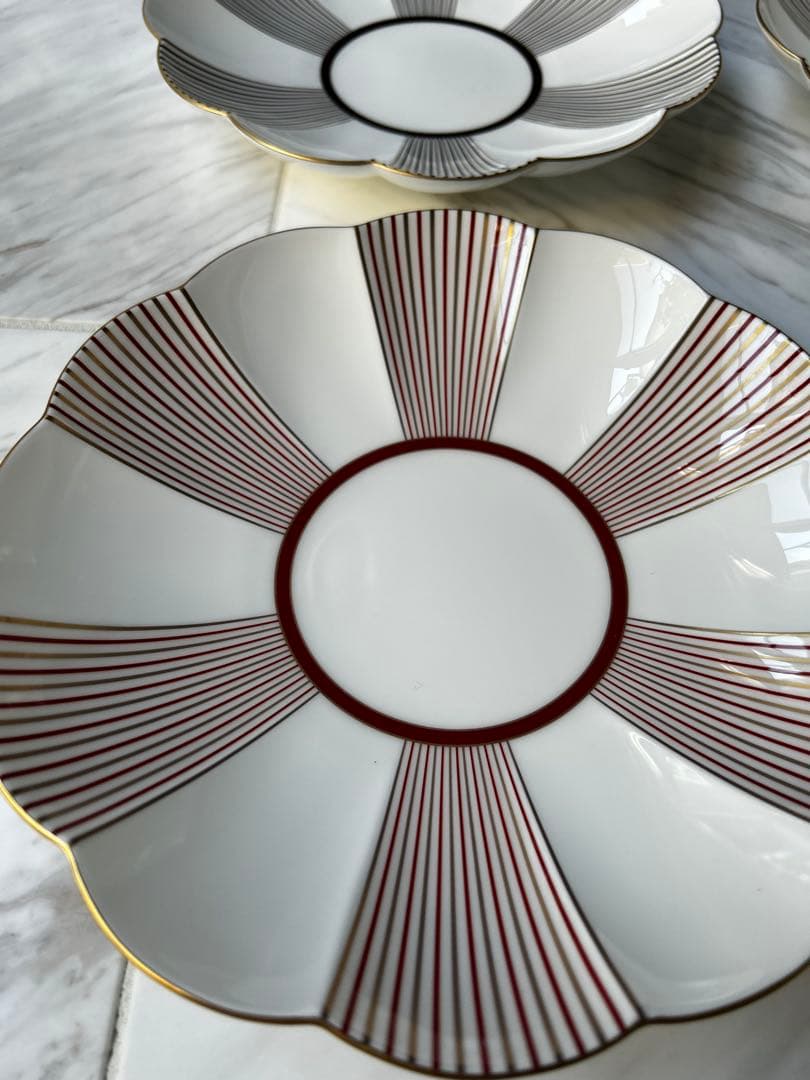 廃盤 入手困難 NIKKO 金沢コレクション 花びら 黒 赤 4枚