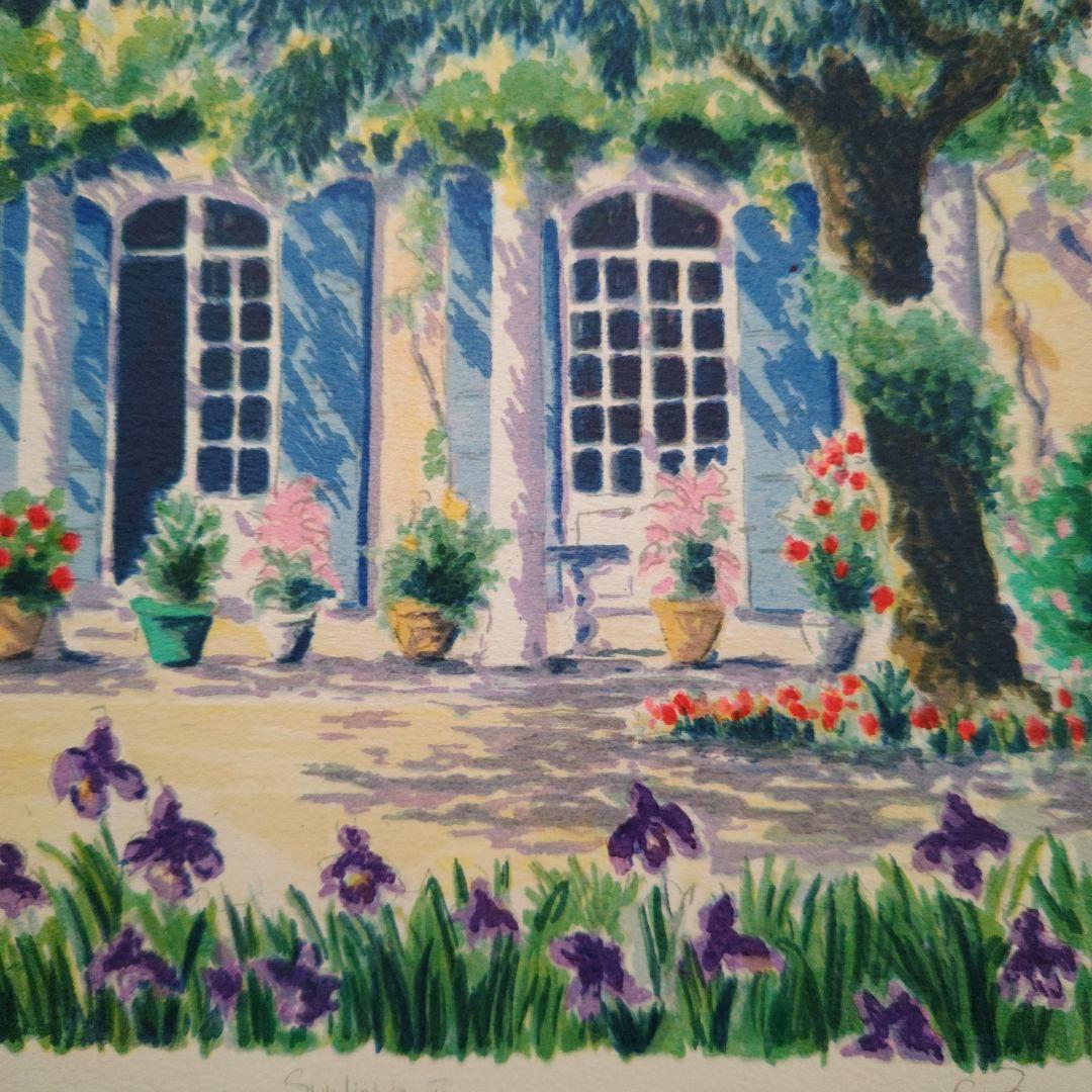 絵画　シルクスクリーン版画　額装品