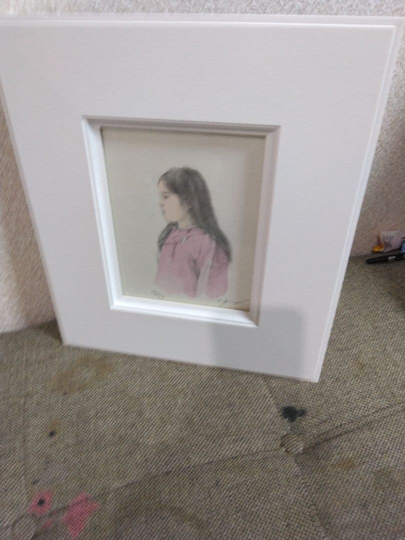 逸品！◇真作◇藤井　勉作　タイトル　おやすみ（赤）36/77　リトグラフ＋手彩