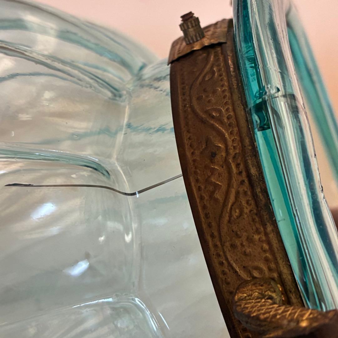 ヴィンテージ レトロ アンティーク ガラス ペンダントランプ 照明