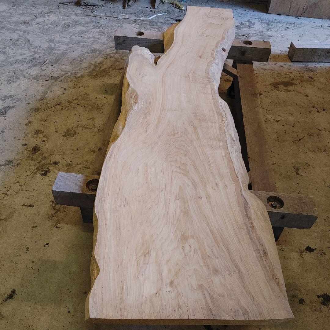 送料込み　一枚板　クリ　栗　無垢材　天板　テーブル　カウンター DIY　番号1