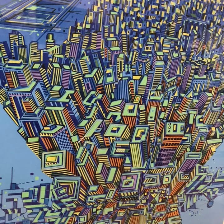 木村利三郎シルクスクリーン city464 - メルカリ