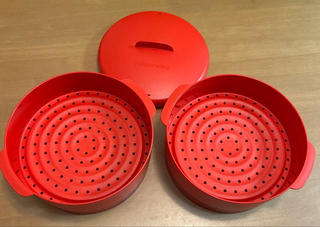 【未使用】Tupperware 蒸し器 スチームイット 蒸し器 スチーマー