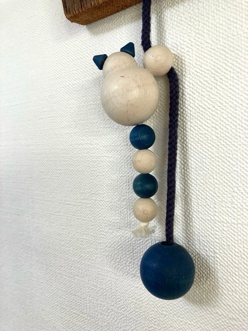 aarikka /アーリッカ　小鳥とネコの壁飾り　木製　ビンテージ