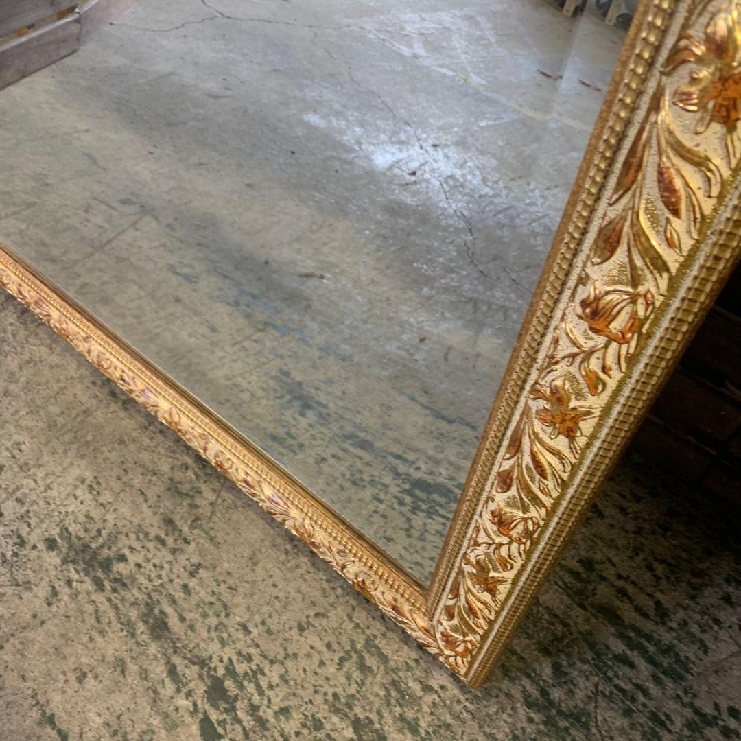 H392\" 金彩装飾 ゴールド ウォールミラー 壁掛け イタリア製