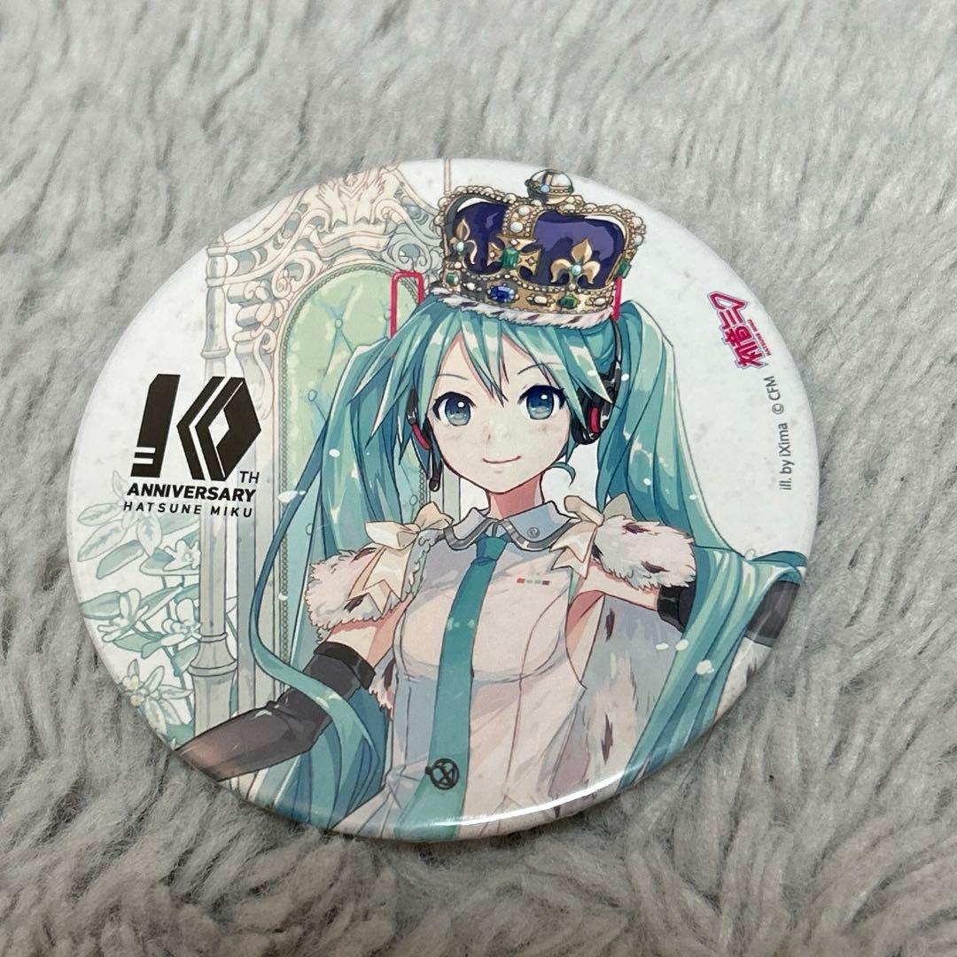 【初音ミク】10thAnniversary & サメヤマ次郎 缶バッチ