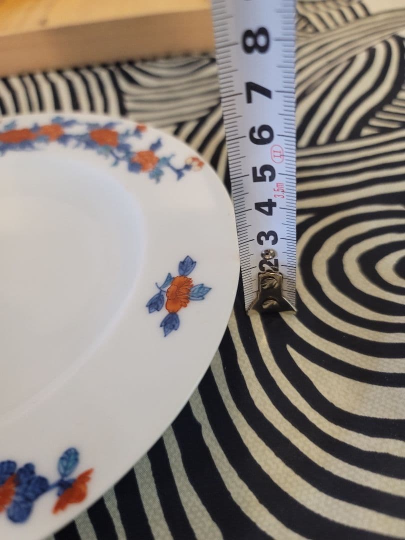 【今右衛門】色鍋島の伝統　銘窯　人間国宝　十三代今右衛門作錦花絵洋皿6枚