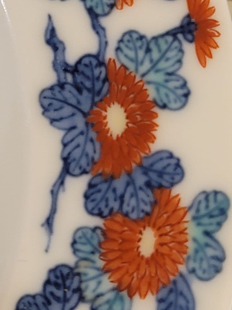 【今右衛門】色鍋島の伝統　銘窯　人間国宝　十三代今右衛門作錦花絵洋皿6枚