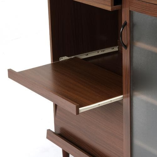 《新品・送料無料》アルト キッチンキャビネット 幅90cm ダークブラウン