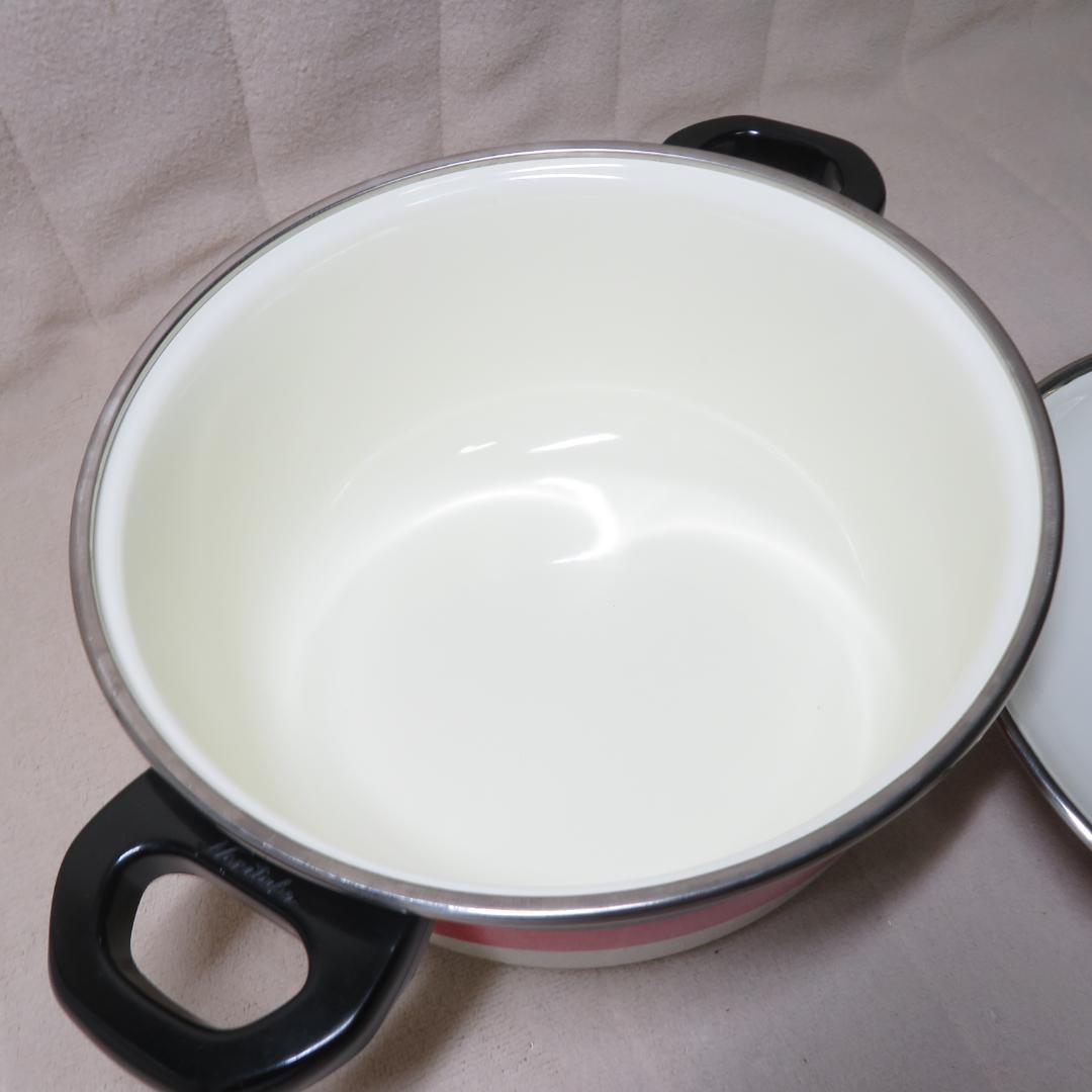 レトロ 昭和　ノリタケ　ホーロー鍋　２セット