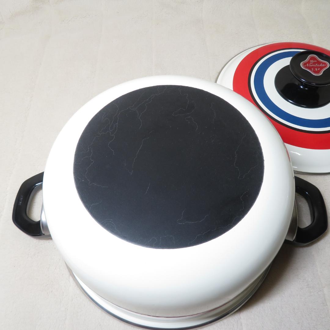 レトロ 昭和　ノリタケ　ホーロー鍋　２セット