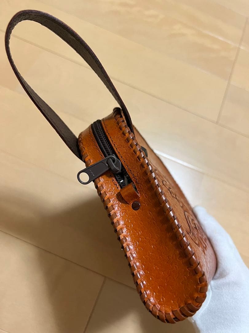 ハンドメイド 本革 鞄 ハンドバッグ バックインバック クラッチバッグ