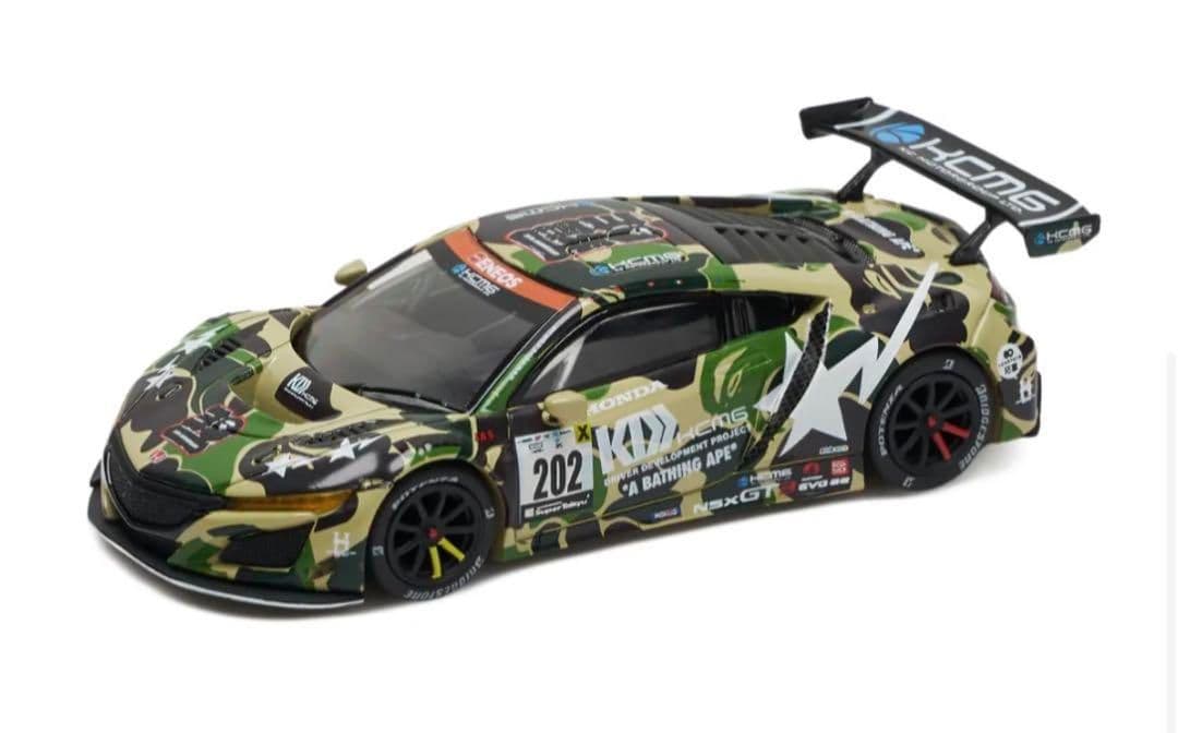 BAPE POPRACE HONDA NSX GT3 レシート付き