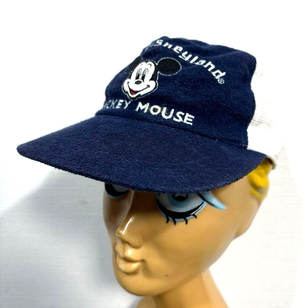80s 当時物 日本製 東京ディズニーランド ミッキーマウス キャップ