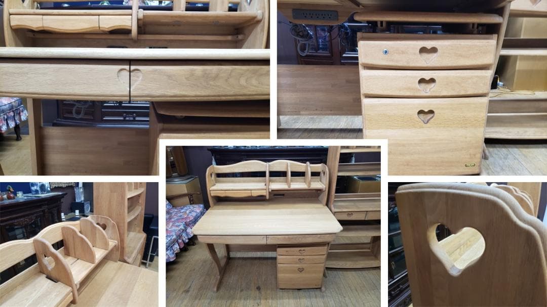 リッツ　I21　①　マルニ　学習机３点セット　フレンディ