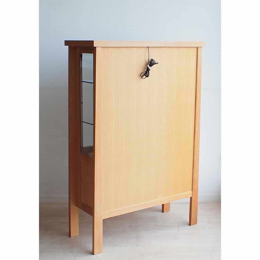 コスガ 「ソレヴァンテ」 オーク材 ガラスキャビネット ZR24376 - メルカリ