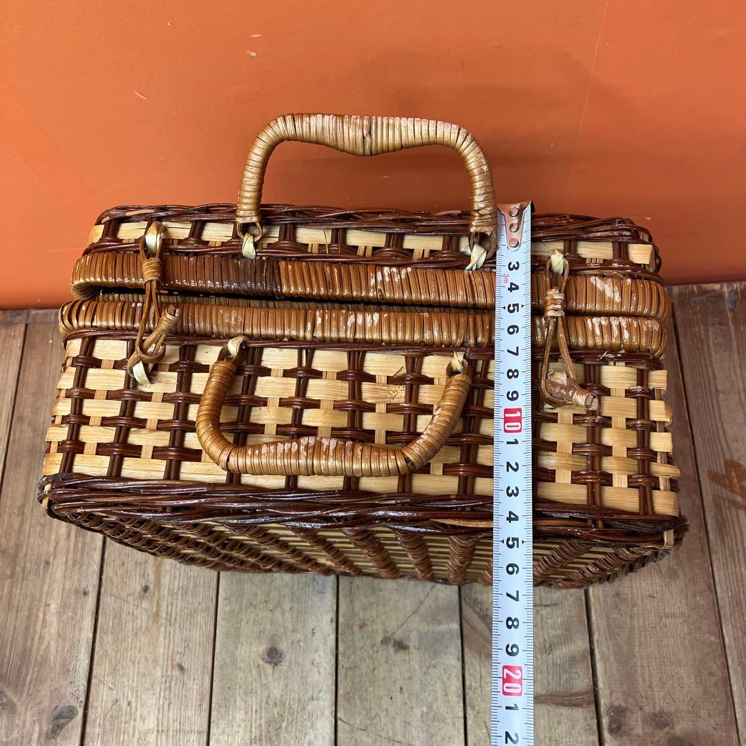 A-3 ピクニックバスケット バスケット かごバッグ ランチボックス おしゃピク