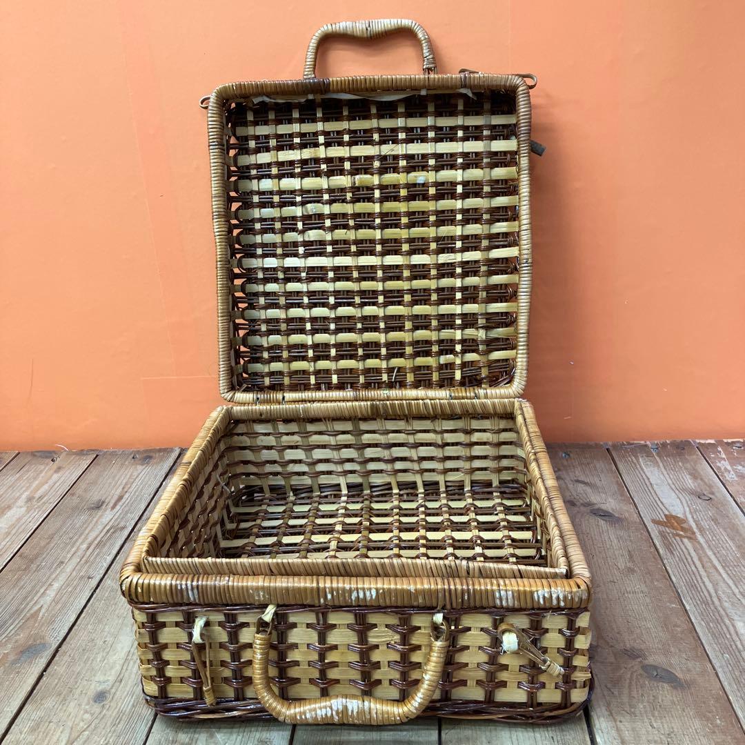 A-3 ピクニックバスケット バスケット かごバッグ ランチボックス おしゃピク