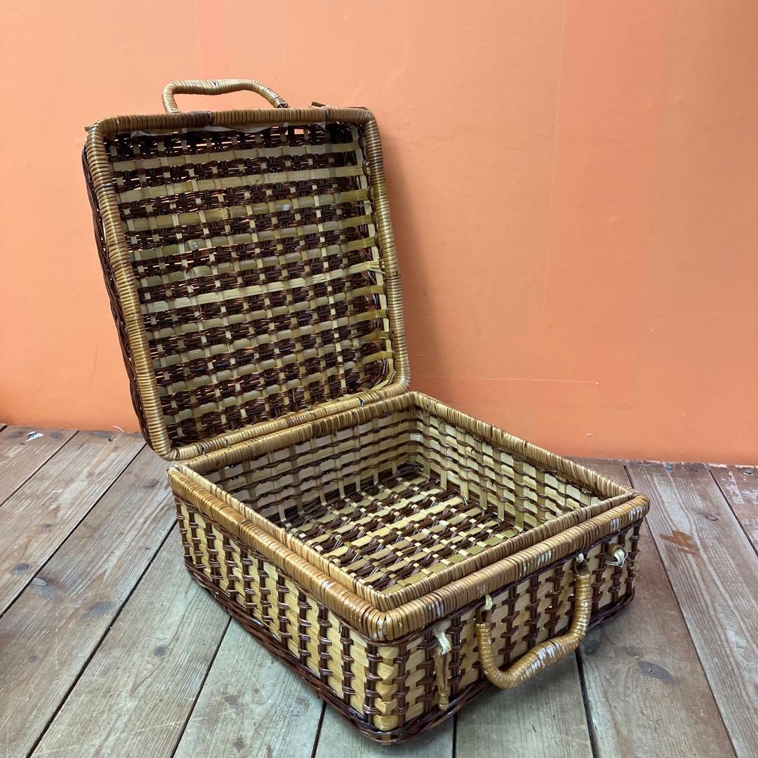 A-3 ピクニックバスケット バスケット かごバッグ ランチボックス おしゃピク