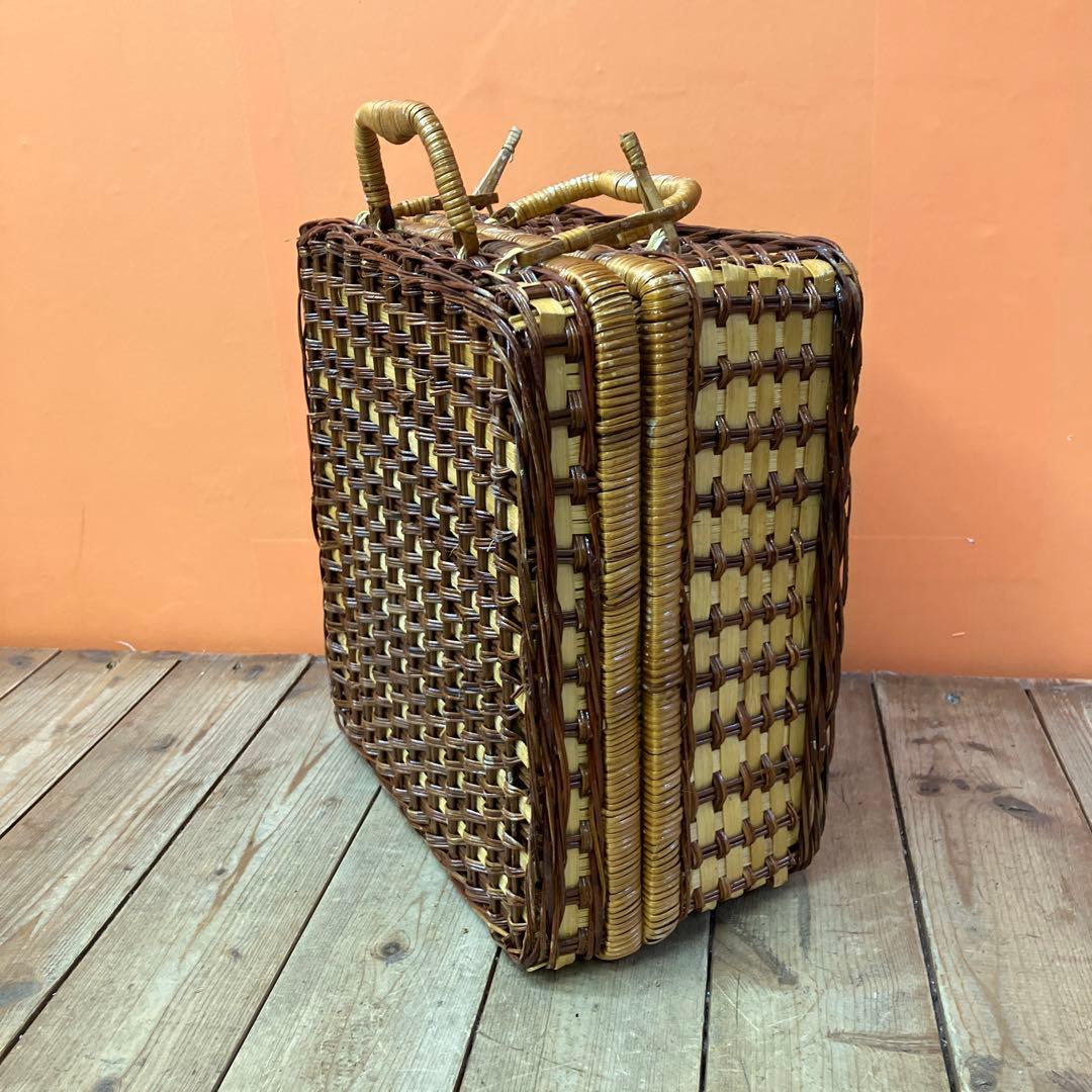 A-3 ピクニックバスケット バスケット かごバッグ ランチボックス おしゃピク