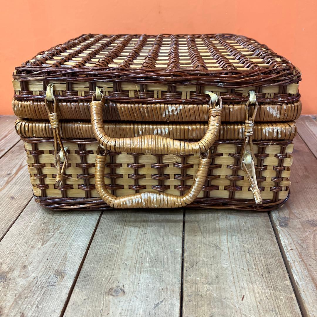 A-3 ピクニックバスケット バスケット かごバッグ ランチボックス おしゃピク