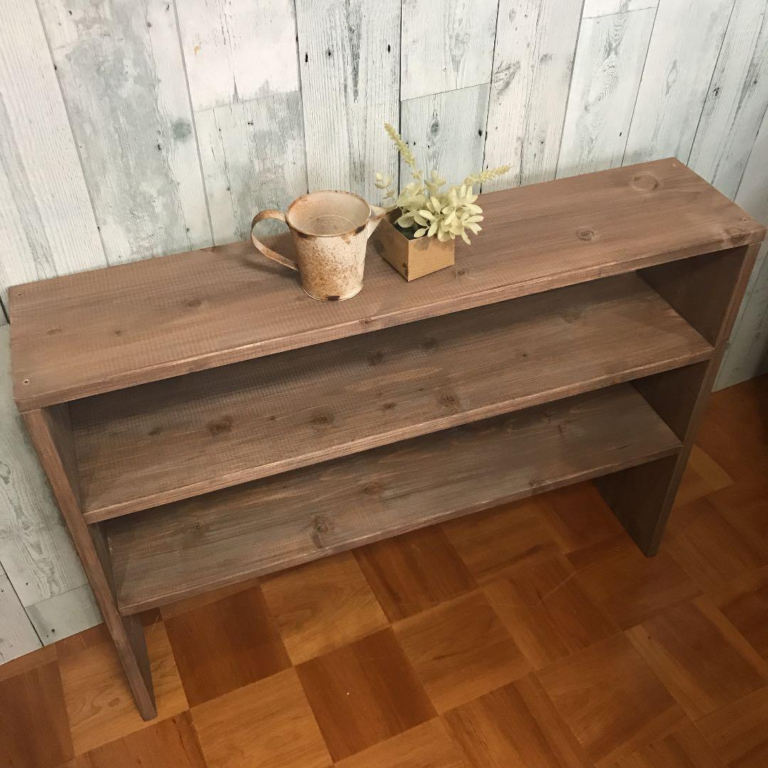 シェルフ 飾り棚 幅77cm パイン材