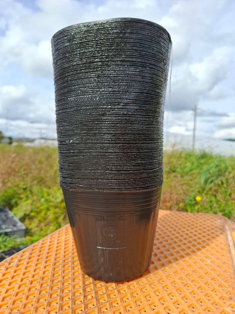 黒色プラスチックポット 1000個セット 13.5cm