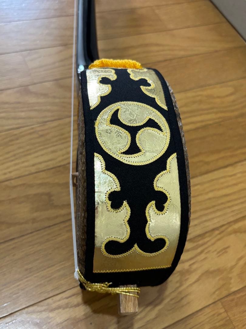 ニシキヘビ皮三線本体＆内布ソフトケース付き
