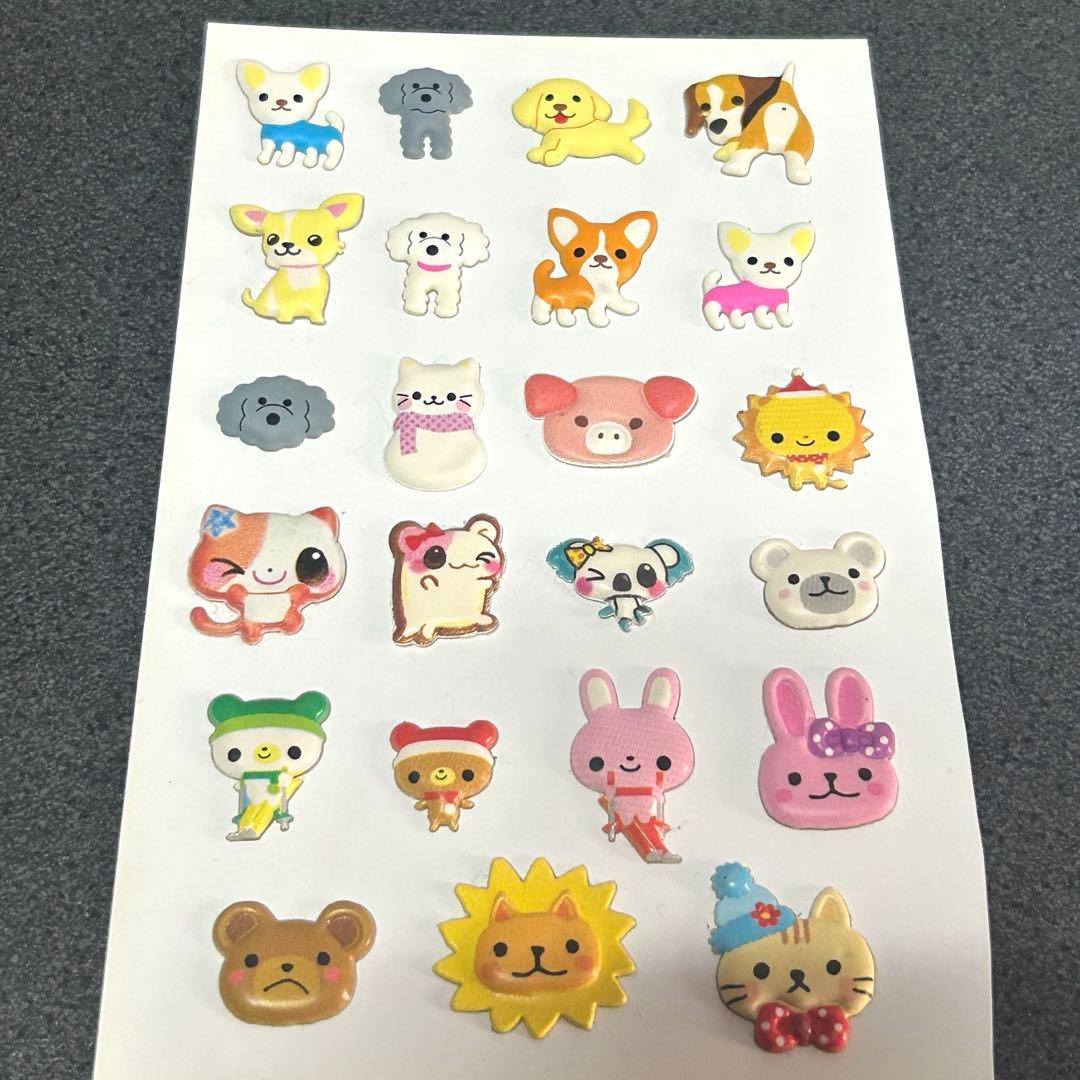 平成レトロ 動物キャラクターシール 2シートセット - メルカリ