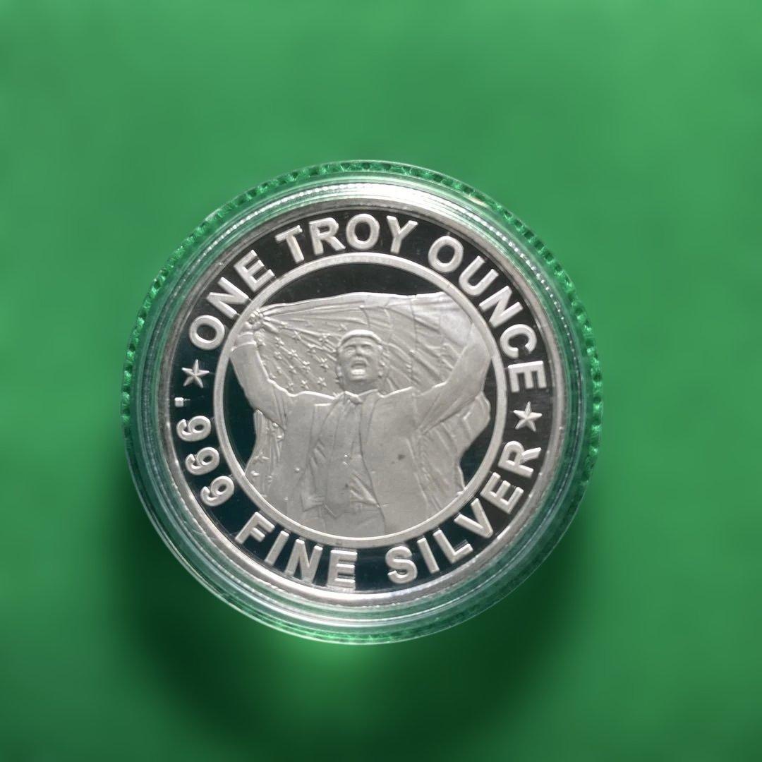 トランプ大統領 暗殺未遂事件 記念 銀貨 1オンス 純銀 - メルカリ