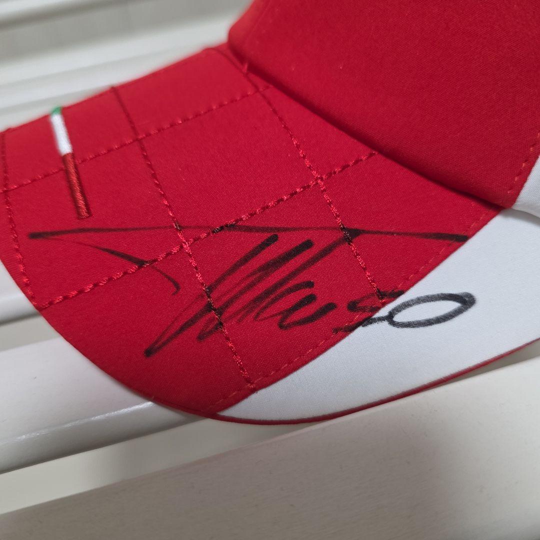 フェラーリ時代 アロンソ＆マッサ サイン入りキャップ（新品・タグ付き