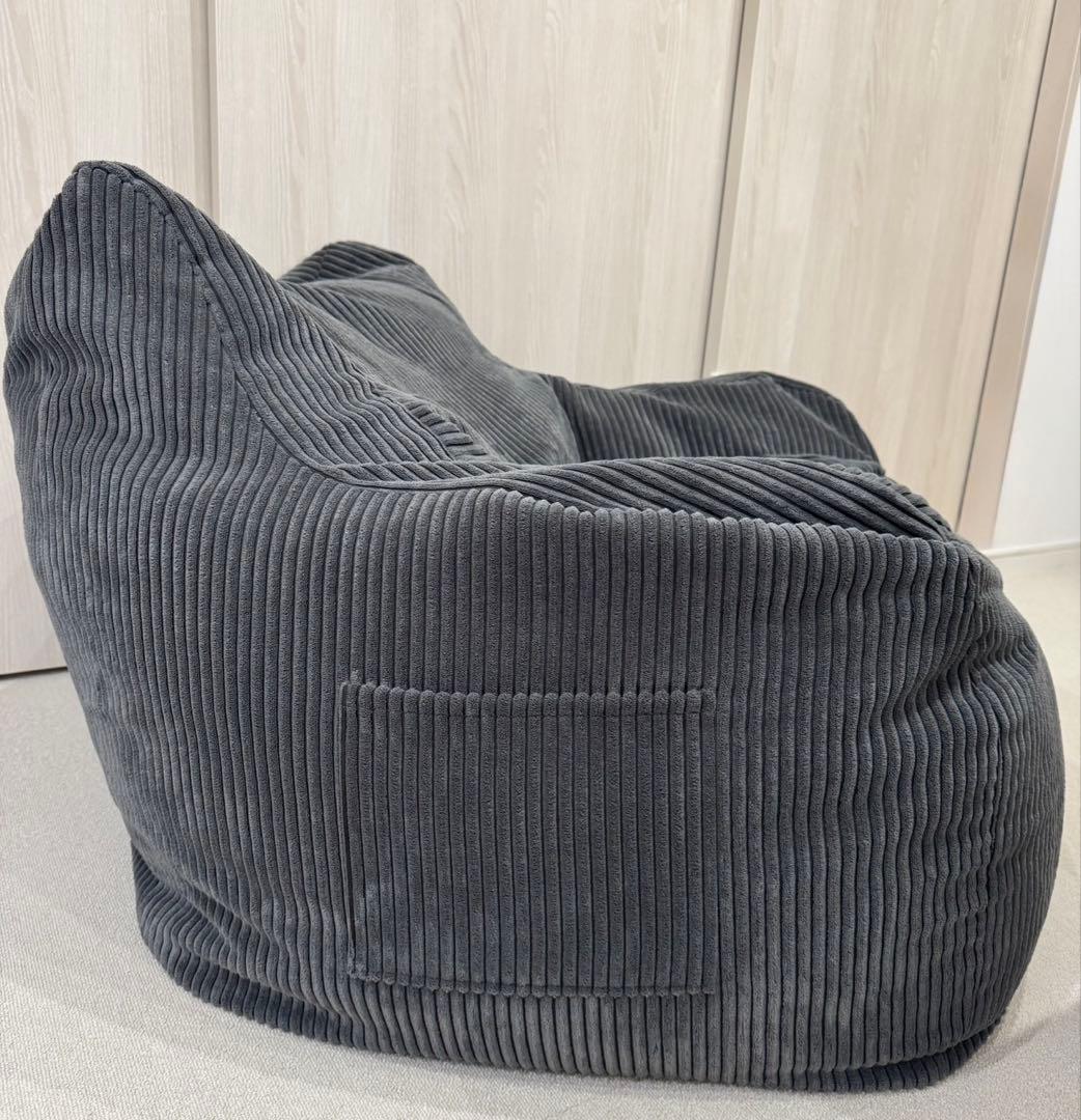 ⭐︎お値下げ中⭐︎LOOSY コーデュロイ ビーンバッグソファ チャコールグレー