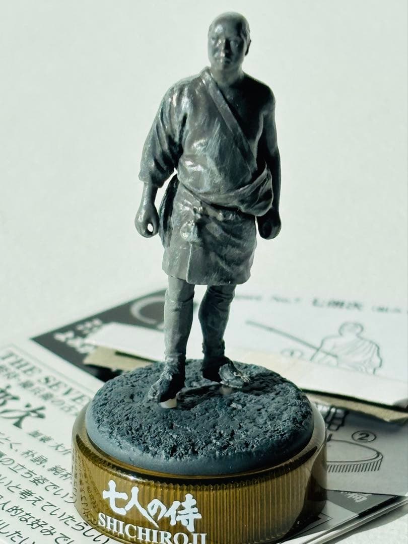 よみがえる巨匠の現場 七人の侍編 黒澤明 海洋堂 モノクロ8種セット