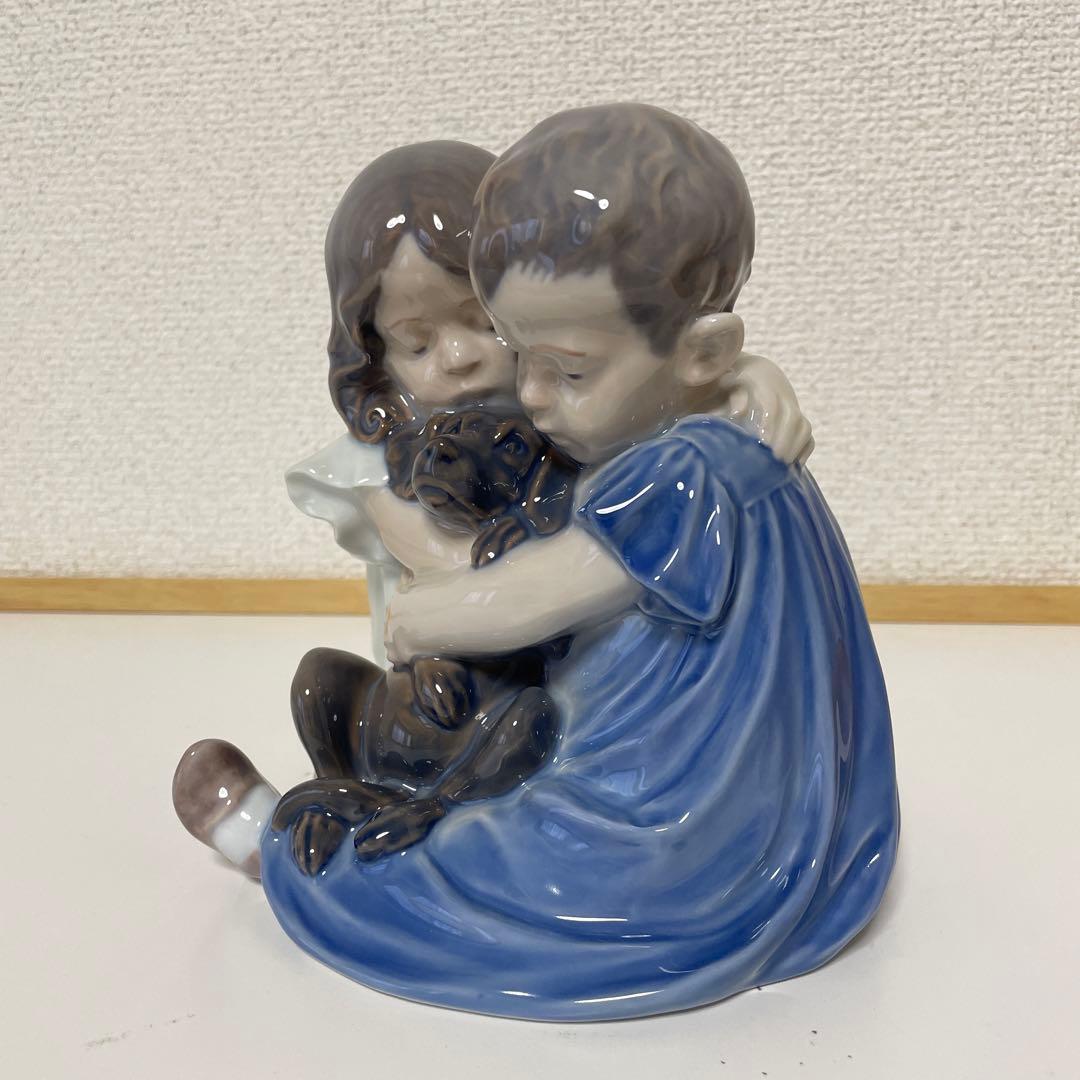 Children with puppy・高さ15cm・ROYAL Copen・