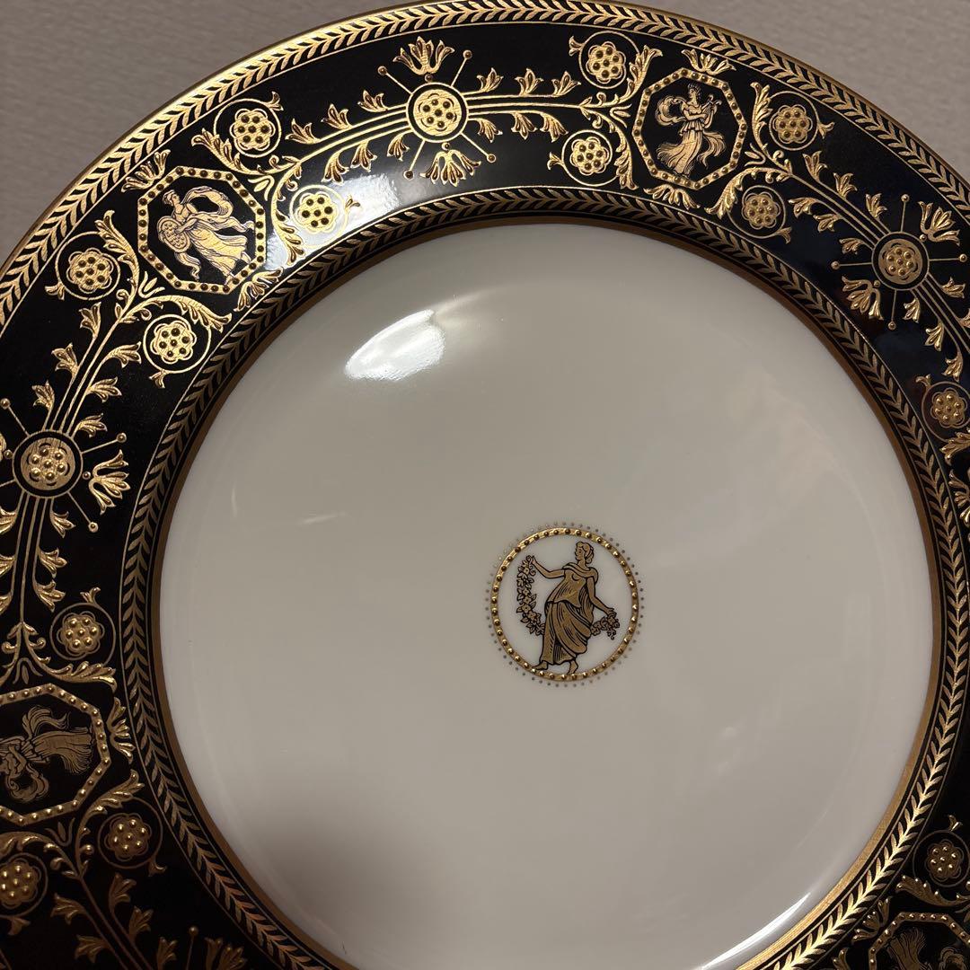 ウェッジウッド　アストバリー　ブラック　ディナープレート　27.5cm