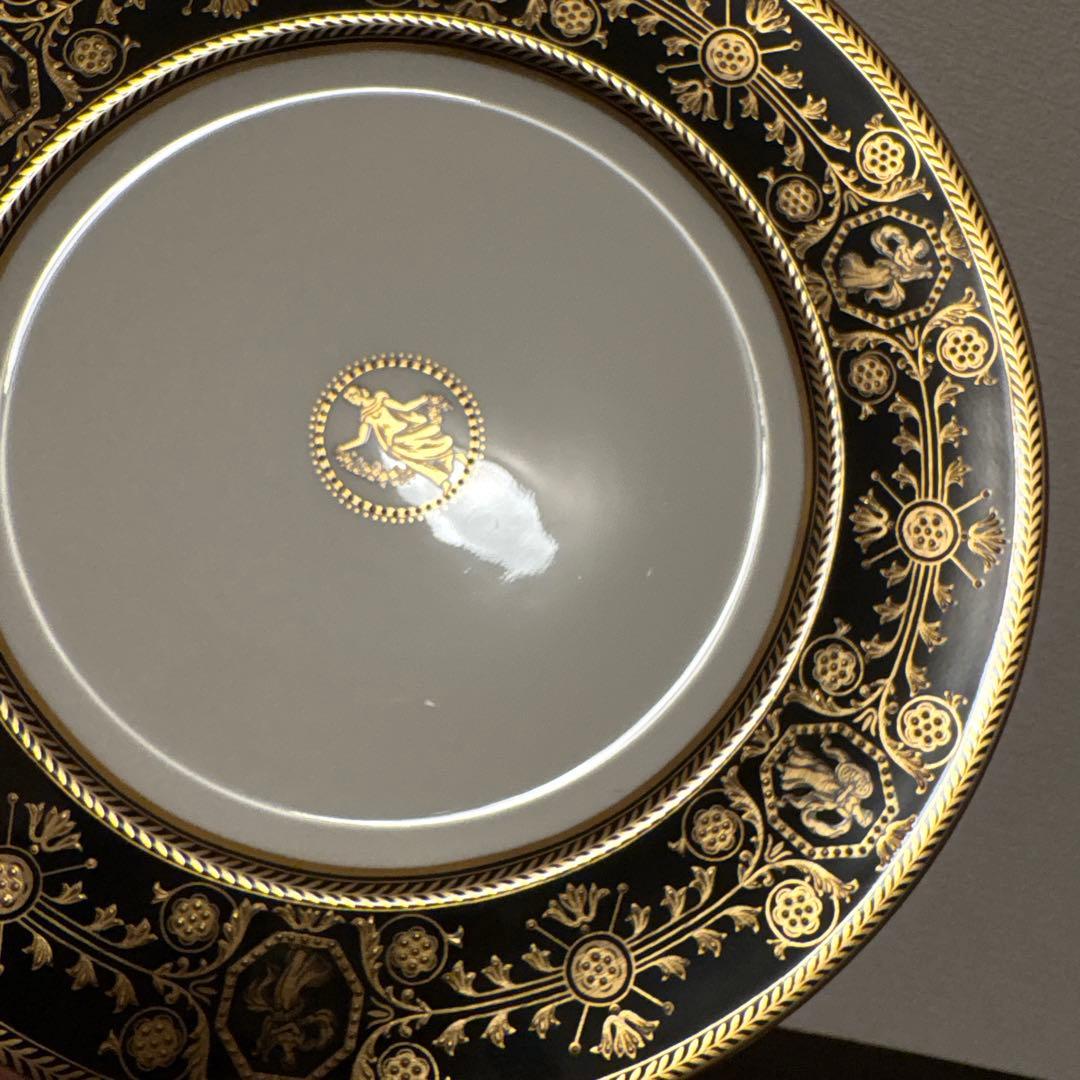 ウェッジウッド　アストバリー　ブラック　ディナープレート　27.5cm