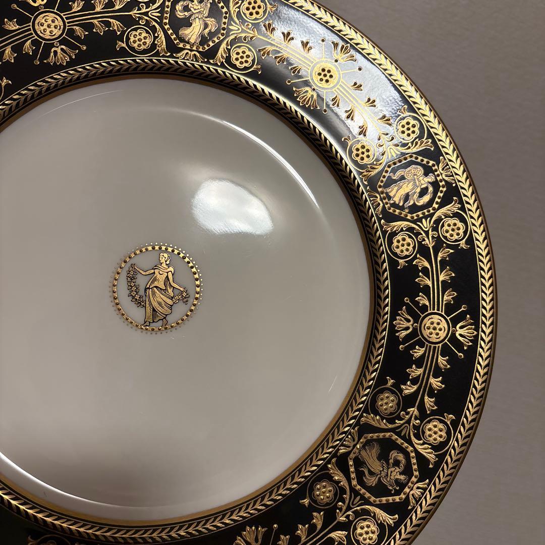 ウェッジウッド　アストバリー　ブラック　ディナープレート　27.5cm