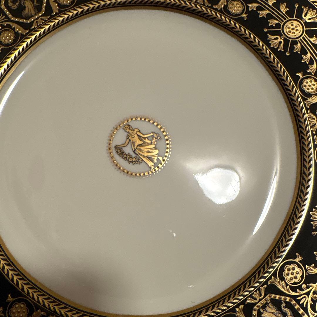 ウェッジウッド　アストバリー　ブラック　ディナープレート　27.5cm