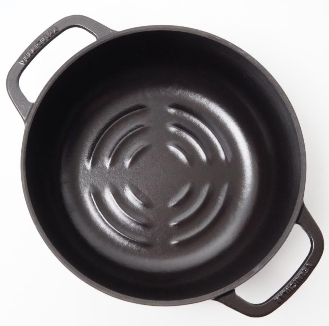 【美品】バーミキュラ オーブンポット2 マットブラック22cm