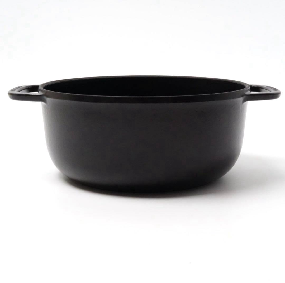 【美品】バーミキュラ オーブンポット2 マットブラック22cm