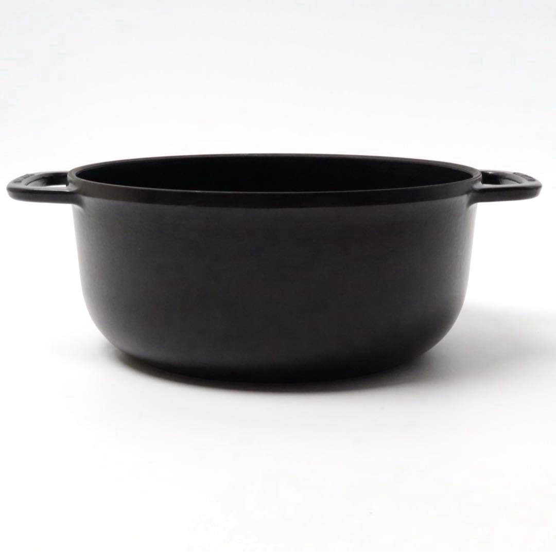 【美品】バーミキュラ オーブンポット2 マットブラック22cm