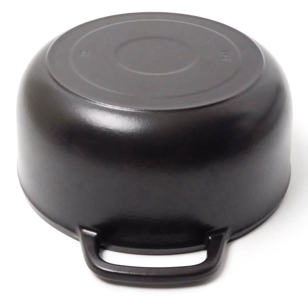 【美品】バーミキュラ オーブンポット2 マットブラック22cm