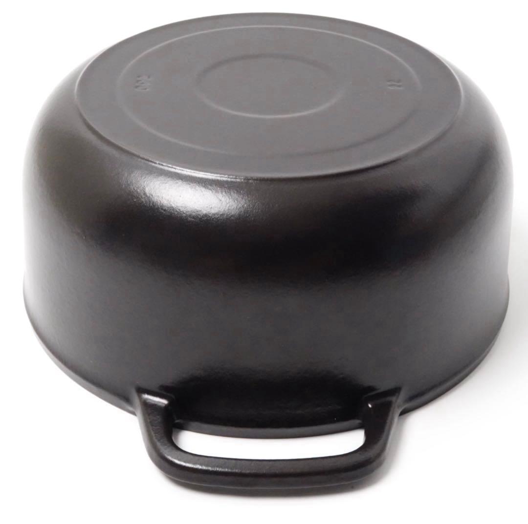 【美品】バーミキュラ オーブンポット2 マットブラック22cm